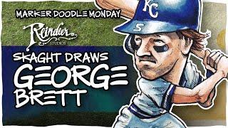 George Brett | Marker Doodle Monday