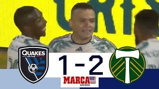 “Cabecita” Rodríguez gives the victory to the Timbers I San José 1-2 Portland I Highlights I MLS