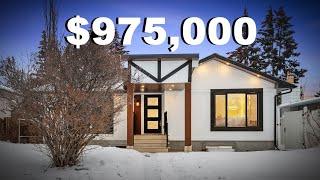 Tour this extensively renovated bungalow in CENTRAL Calgary | Luxury Tours