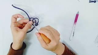 #연봉매듭만드는방법#네이버스토어아리우리옷패턴판매#생활한복만들기 연봉매듭 쉽게 만들기