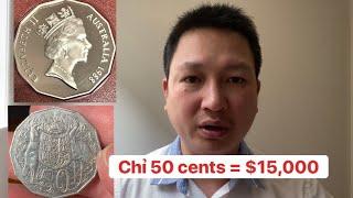 Đồng xu 50cents Úc giá trị lên tới $15,000, tại sao? Đồng xu Úc sẽ thay đổi trước Christmas.