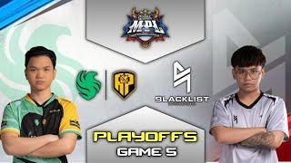 FALCONS AP BREN vs BLACKLIST GAME 5 | MPL PH S14 PLAYOFFS