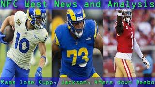 Rams Cooper Kupp, Jonah Jackson headed towards IR, 49ers missing Deebo, NFC West dropping like flies