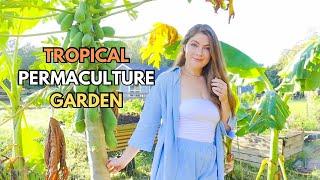 *LATE SUMMER GARDEN TOUR* Permaculture Garden Tour! Florida Zone 9 #gardening #permaculture