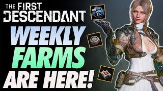 The First Descendant Best Farms of the Week! ~GET YOUR GLEY AND VIESSA REACTOR THIS WEEK!~