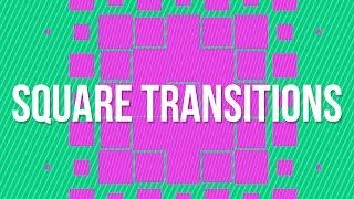 How to Create Square Transitions in After Effects Tutorial