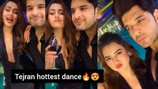 tejasswi prakash nd karan kundra new year celebration l Tejran dance together l