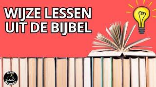 5 WIJZE lessen uit de BIJBEL voor het dagelijks leven