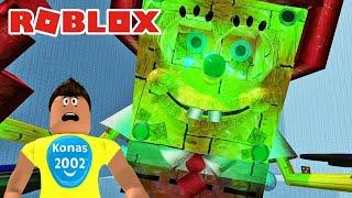 Epic Battle: Konas2002 vs Evil SpongeBot in ROBLOX Takeover!