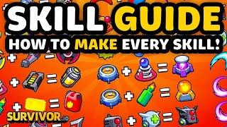 Survivor.io SKILL GUIDE & TIPS - How To EVOLVE EVERY SKILL & WEAPON in Survivor.io