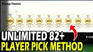 Unlimited 82+ Player Pick Method in FC 24!