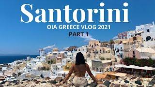 SANTORINI GREECE VLOG PART 1 June 2021! Oia Sunsets, Ammoudi Bay, Blue Domes & Caldera during COVID!