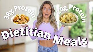 EASY High Protein Meal Prep with Fiber | Healthy & Filling Dietitian Recipes | Protein Potato Salad!