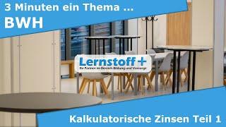 Industriemeister | Logistikmeister | BWH | Kalkulatorische Zinsen Teil 1