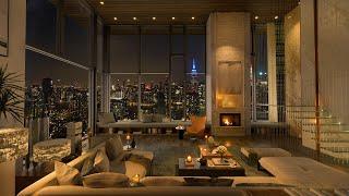 City That Never Sleeps | Cozy Bedroom Jazz in New York  | Rain On Window | Sleep, Chill.