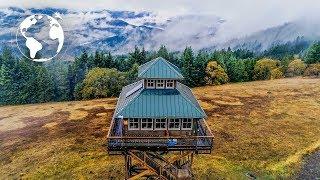 Couple builds Tiny House on Stilts to Experience the Oregon Forest