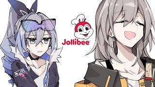 Silver Wolf Goes To Jollibee (Honkai Star Rail)