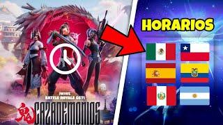 ⏰ *HORARIOS* CUANDO SALE LA TEMPORADA 1 CAZADORES DE FORTNITE? HORARIOS FORTNITE CAPITULO 6