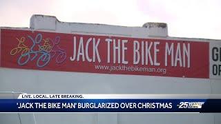 Jack the Bike Man burglarized over Christmas day