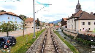  Scenic cab ride Sonceboz-Sombeval - Moutier - Solothurn, Switzerland [05.2019]