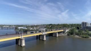 RailGallery - Aerial footage - Meadowbank - Sydney Trains