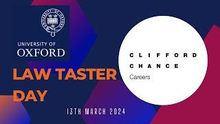 Law Taster Day Clifford Chance 2024