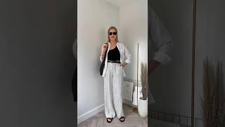 Day to night holiday outfit idea ️️ #marksandspencer #linentrousers #holidayfashion