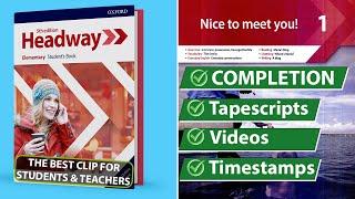 New Headway Elementary 5th Edition - Unit 1:  Nice to meet you! || Student's Book