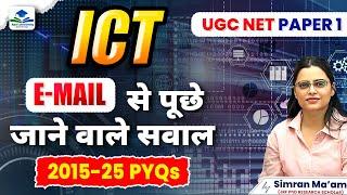UGC NET Paper 1 ICT | Emailing in ICT | 2015 to 2025 PYQs | Apni University | By Simran Ma'am