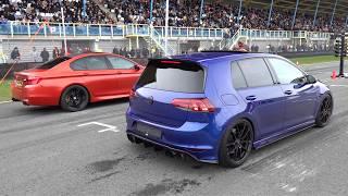 562HP Volkswagen Golf 7.5 R vs BMW M5 F10 vs 470HP Volkswagen Golf 6 R TTE480