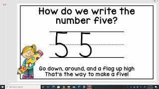 How To Write The Number 5