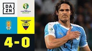 Edinson Cavani trifft artistisch: Uruguay - Ecuador 4:0 | Copa America | Highlights | DAZN