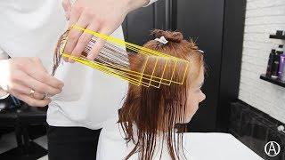 Стрижка боб / Боб с  удлиненной челкой / Haircut bob /