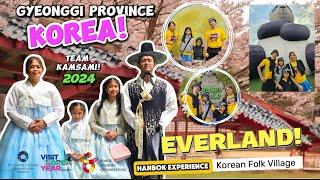 Happy Day in EVERLAND | Hanbok Experience at Korean Folk Village | Melason Family in Korea Ep. 4 ​⁠