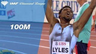 Noah Lyles overpowers Justin Gatlin to win the 100m sprint in  Zurich - IAAF Diamond League 2019