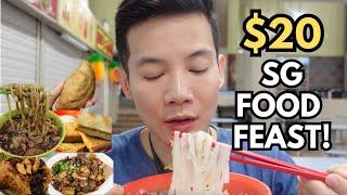 $20 Singapore Chinatown Food Court CHALLENGE - Amoy Street Food Centre