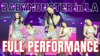 BABYMONSTER in LA - 4K FULL PERFORMANCE: HELLO MONSTERS World Tour 20250302