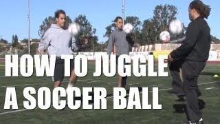 Soccer Drills: How to Juggle a Soccer Ball with Cobi Jones