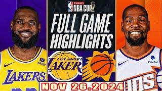 Los Angeles Lakers Vs Phoenix Suns FULL GAME Highlights Nov 26,2024 NBA Season 2024-25