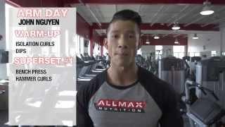 Arm Day: In the gym with Top IFBB Pro John Nguyen!