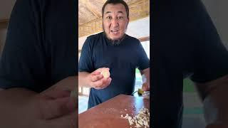 КАК БЫСТРО НАРЕЗАТЬ ГРИБЫ КУБИКОМ #food #грибы #mashrum