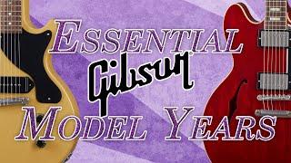 Gibson Electric Guitars: the essential model years for Les Paul, SG, 335, Explorer, Flying V & more!