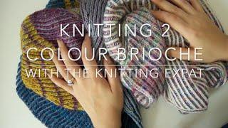 Knitting Two Colour Brioche - With The Knitting Expat