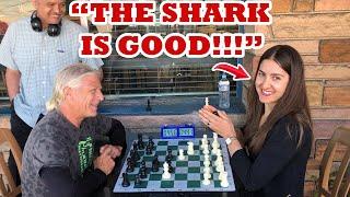 WFM Alessia Thinks She's Being Hustled By Chess Shark! WFM Alessia vs Jeff The Shark