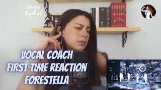 VOCAL COACH FIRST TIME REACTION 포레스텔라 Forestella - SCARBOROUGH FAIR