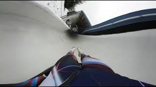 Luge run with 360 degree camara in Altenberg (Germany)