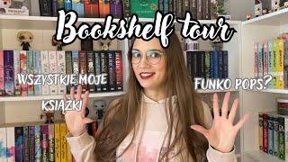 BOOKSHELF TOUR 2024 Wszystkie moje książki i figurki funko pop