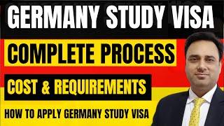 How To Apply Germany Study Visa | Complete Process 2024 | Total Cost | #germany #study #visa