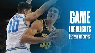 Michigan at UCLA | Highlights | Big Ten Men's Basketball | 01/07/2025