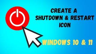 How to Create a Shutdown & Restart shortcut icon in Windows 10 & 11